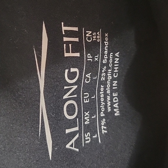 ALONG FIT Women's Black Stretch Pants Size LG - Picture 4 of 4